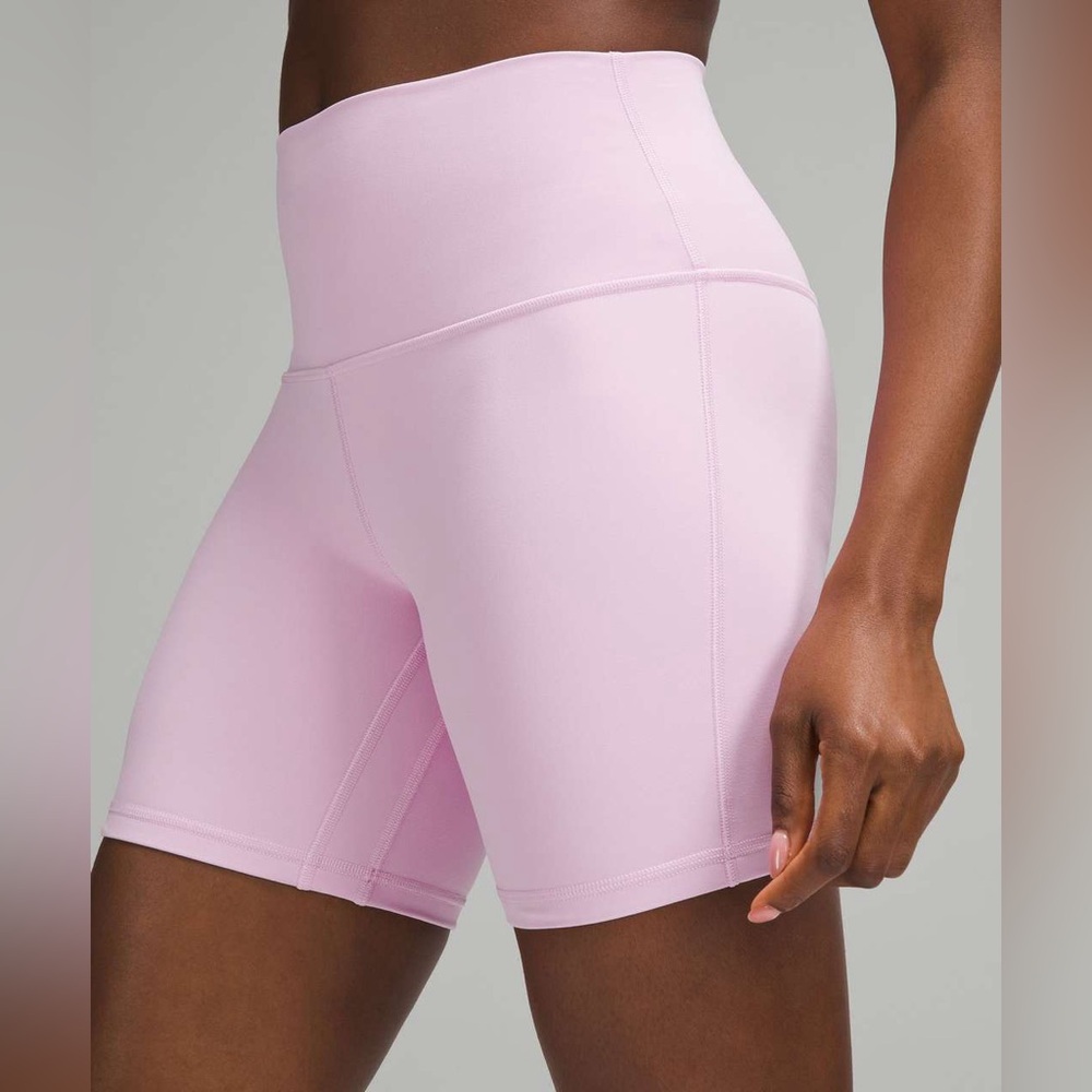 Lululemon align high rise 6” shorts vita pink